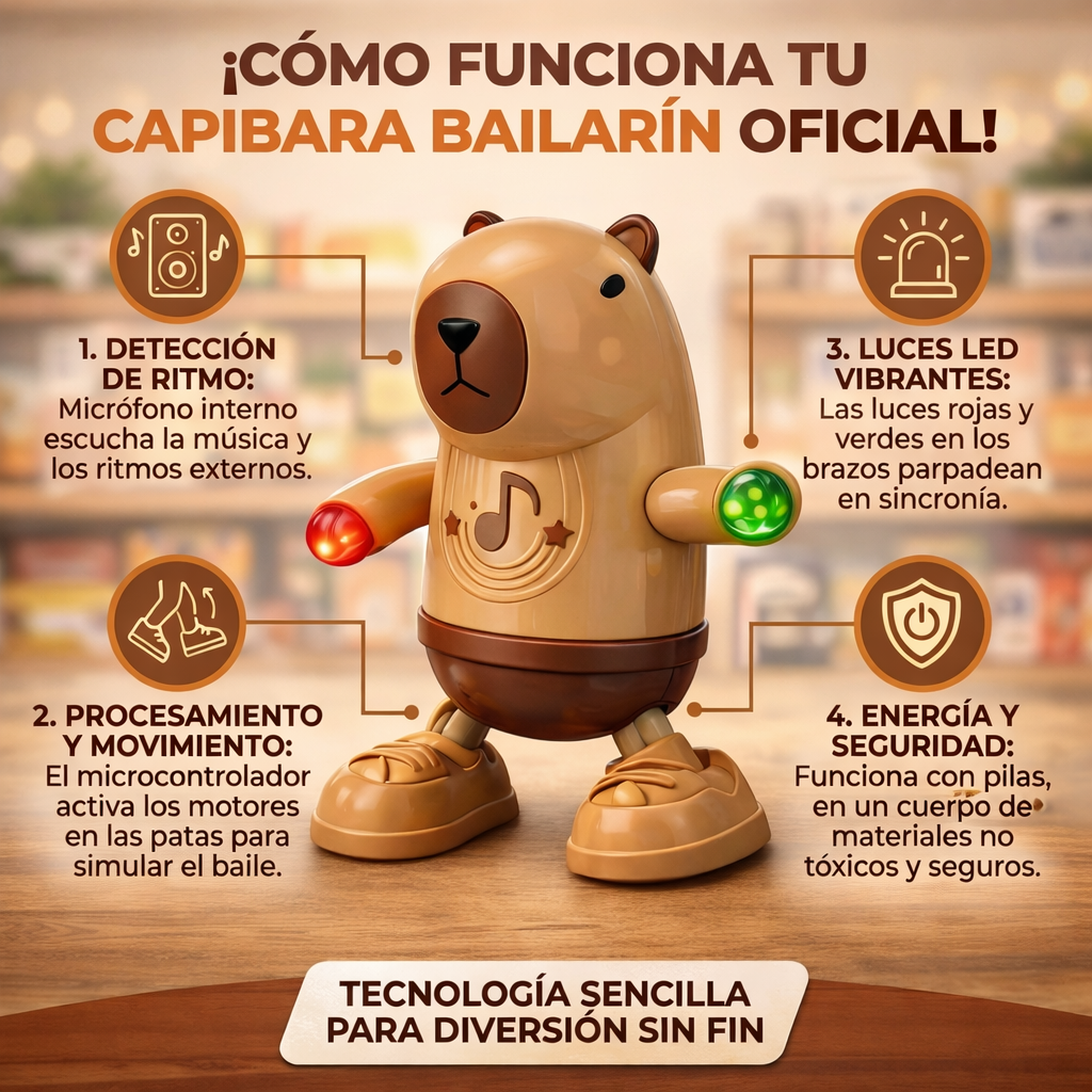 La capibara bailarina