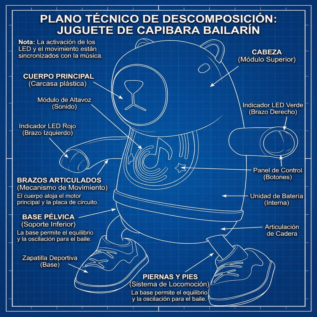 La capibara bailarina